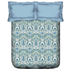 PORTICO Dazzle Cotton 144TC Printed 3Pcs Queen Bedsheet Set