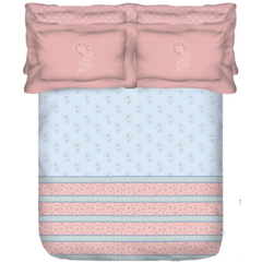 PORTICO Noorani Cotton 250TC Printed 5Pcs King Bedsheet Set