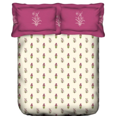 PORTICO Dazzle Cotton 144TC Printed 3Pcs Queen Bedsheet Set