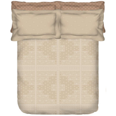 PORTICO Noorani Cotton 250TC Printed 5Pcs King Bedsheet Set