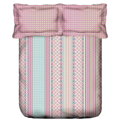 PORTICO Dazzle Cotton 144TC Printed 3Pcs Queen Bedsheet Set